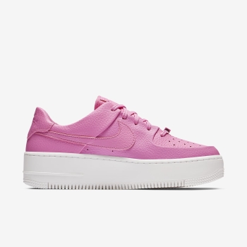 Nike Air Force 1 Sage Low - Sneakers - Pink/Hvide | DK-90073